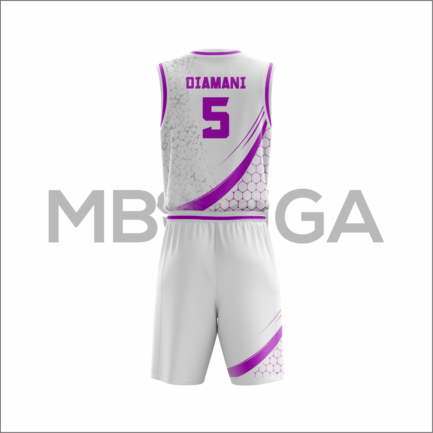 Basketball Uniform Set (Jersey and Shorts) - Image 3