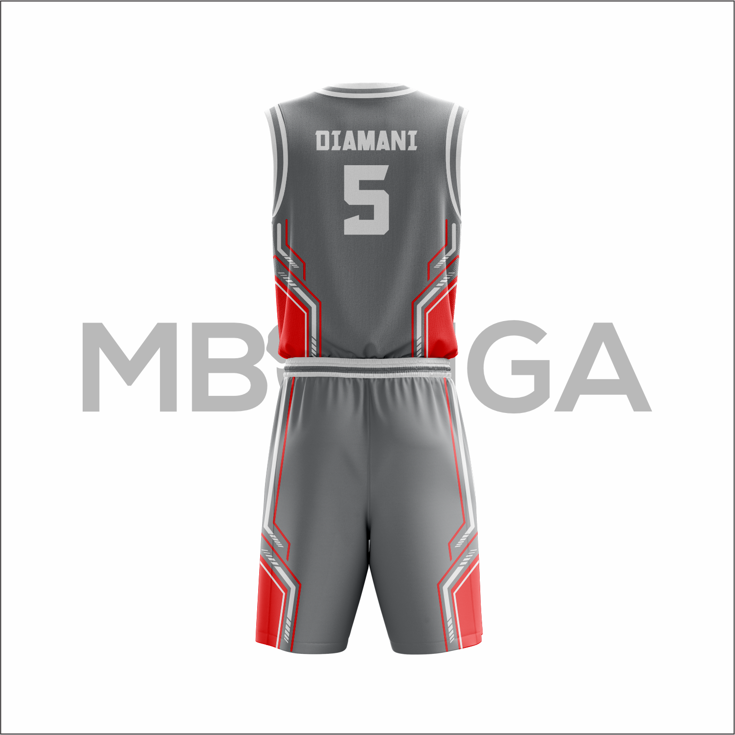 Basketball Uniform Set (Jersey and Shorts) - Image 3