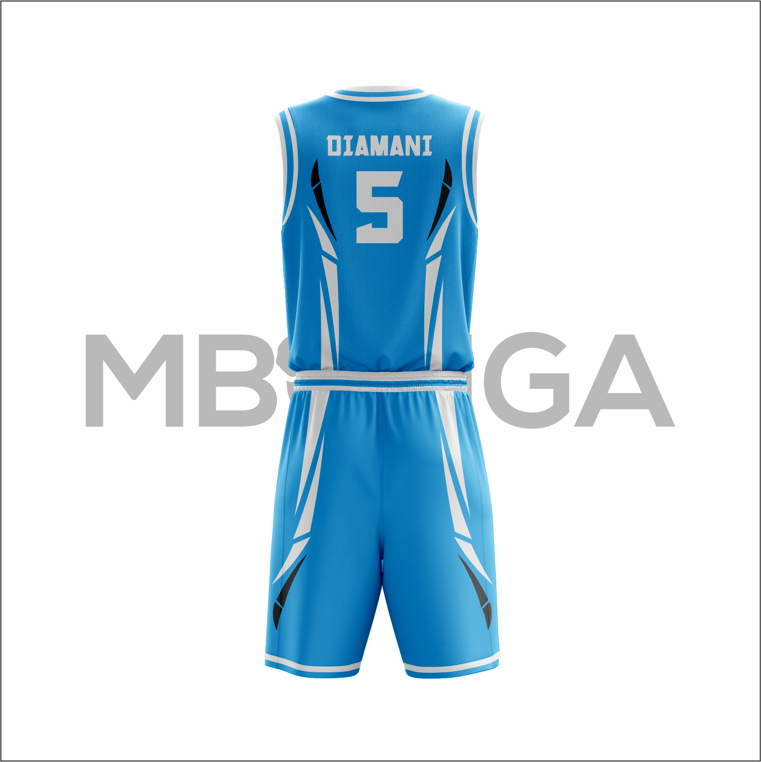 Basketball Uniform Set (Jersey and Shorts) - Image 3